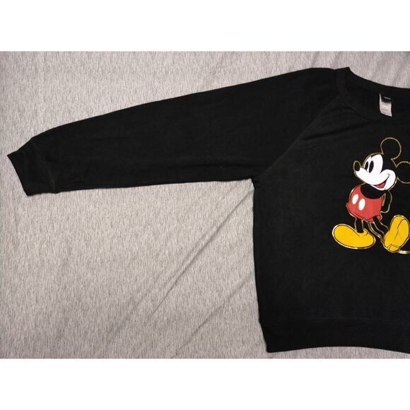 Disney Mickey Mouse Graphic Soft/Lightweight Sweatshirt Women's /Juniors' XL Blk - Picture 5 of 8